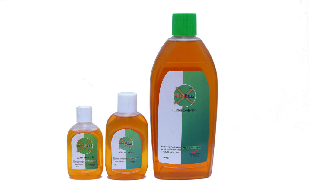 Antiseptic solution for wounds