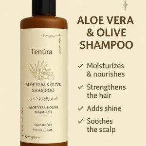 Tenúra Premium Sulphate-Free Shampoo – 400ml | 4 Hair Care Variants