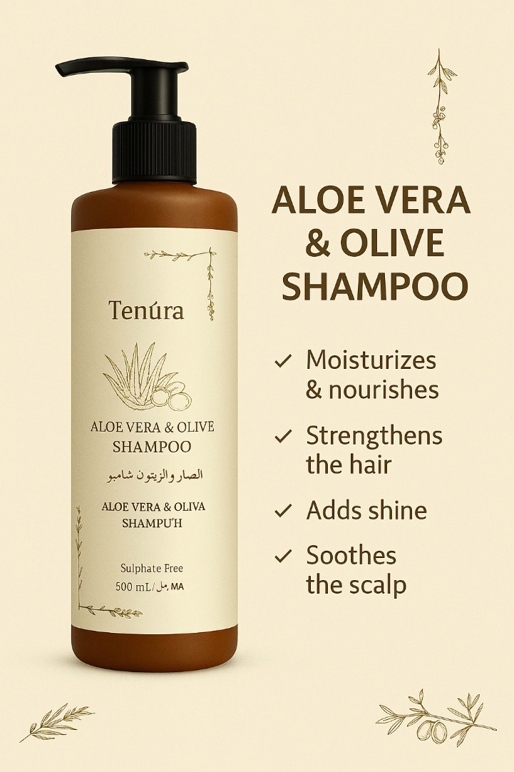 Tenúra Premium Sulphate-Free Shampoo – 400ml | 4 Hair Care Variants