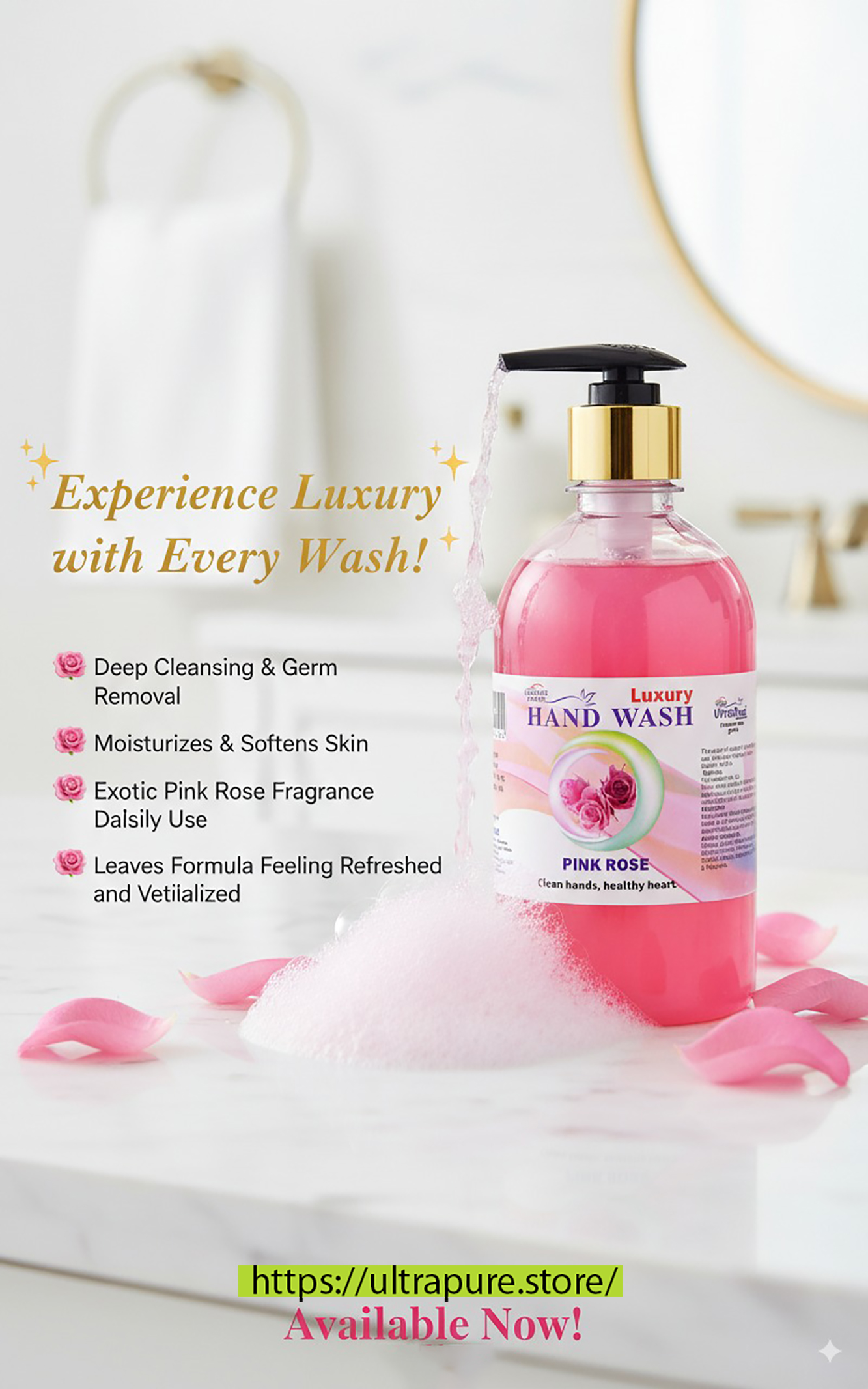 Hand Wash Luxury 500ml - Image 2