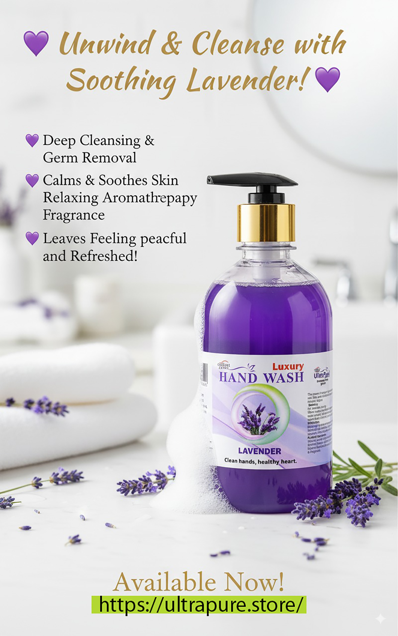 Hand Wash Luxury 500ml - Image 6