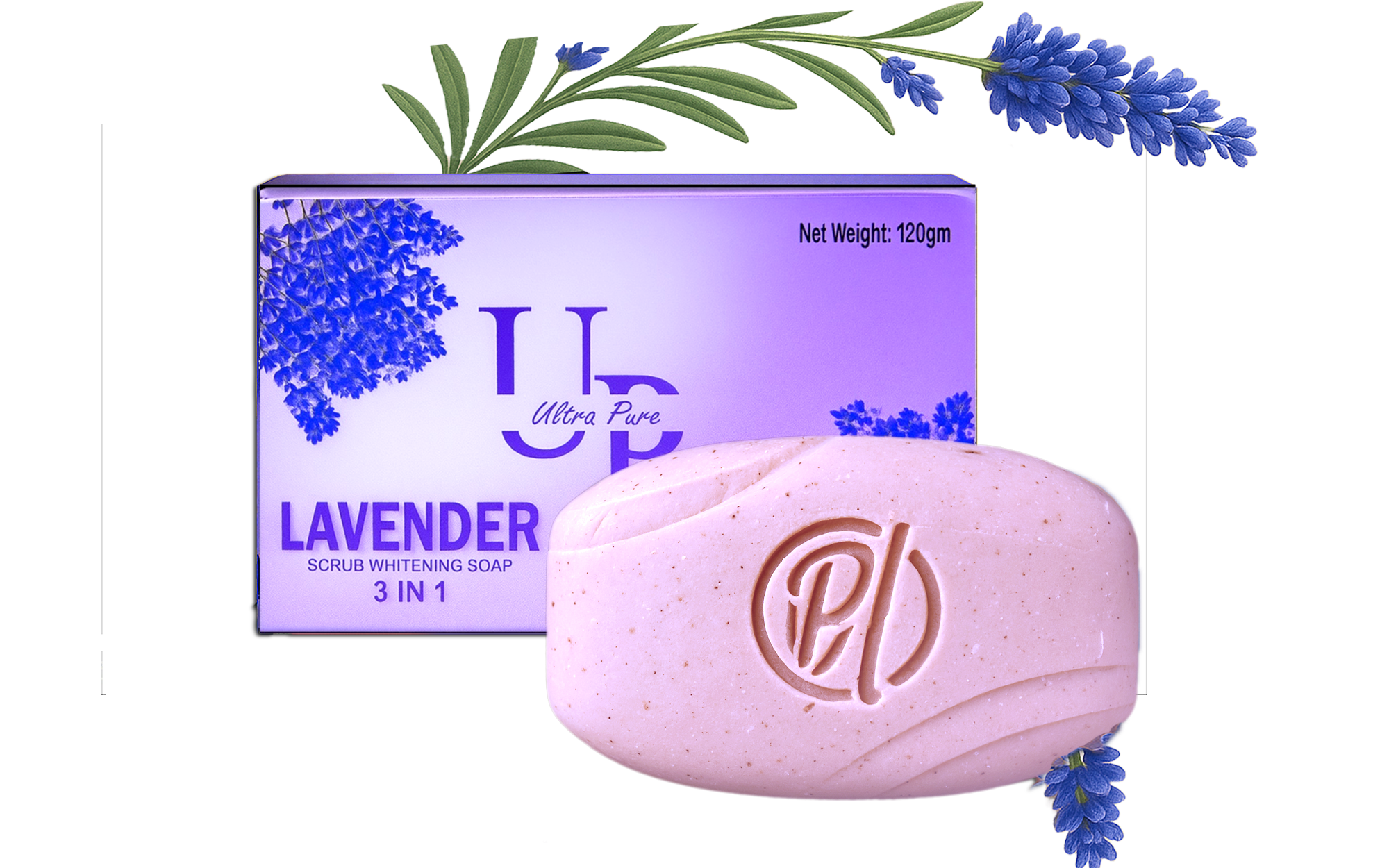 Lavender Scrub Soap 120gm