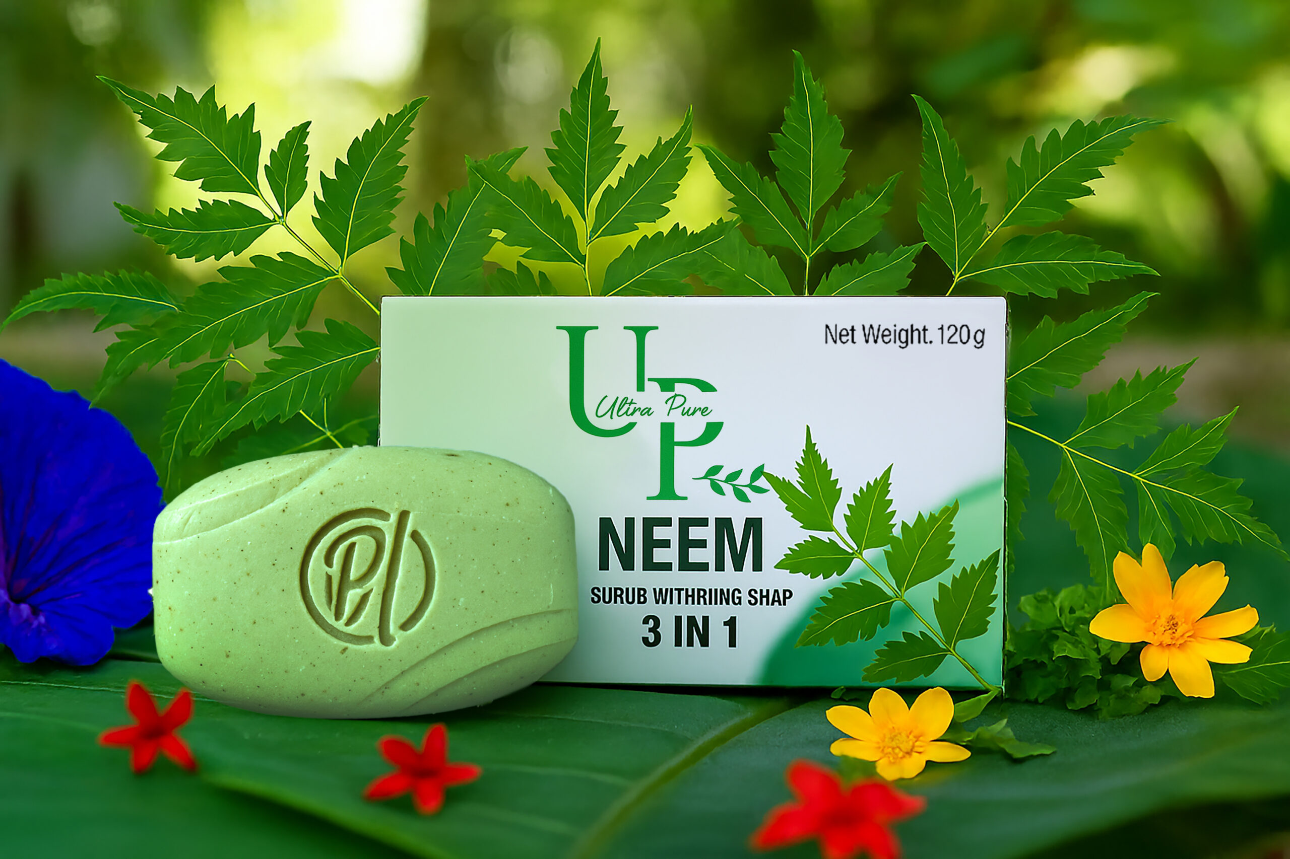 NEEM SCRUB SOAP 120gm - Image 2